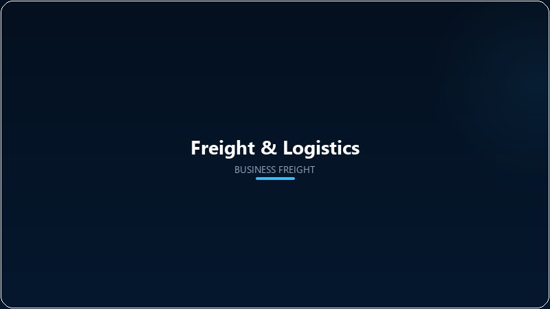 Freight & Logistics