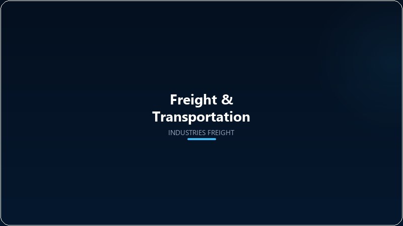 Freight & Transportation