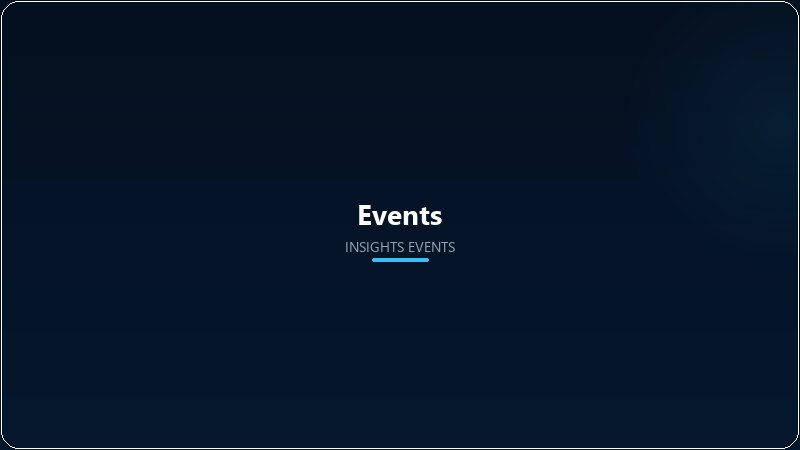 Events