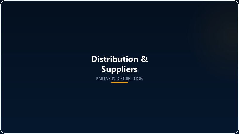 Distribution and Suppliers