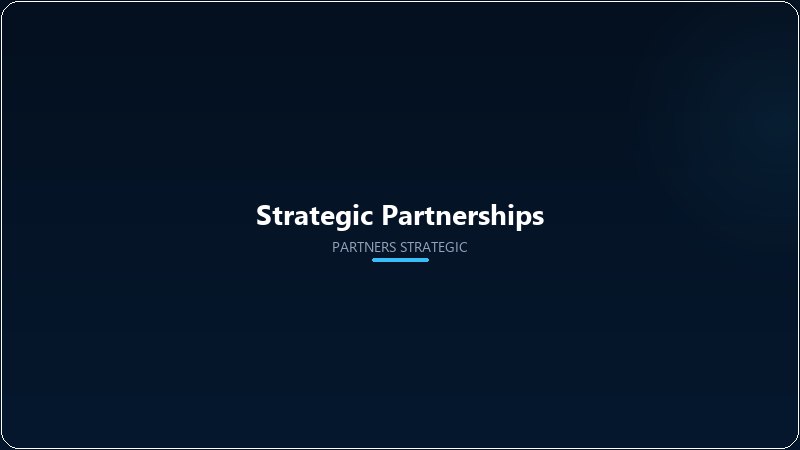 Strategic Partnerships
