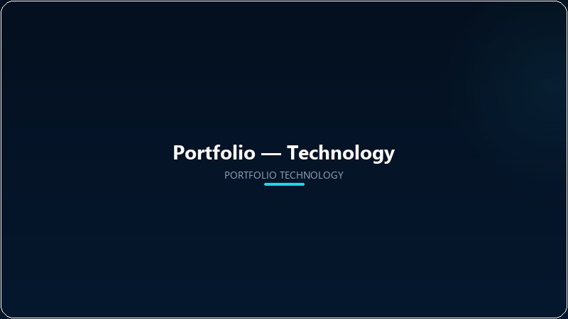 Technology — digital analytics platform dashboard