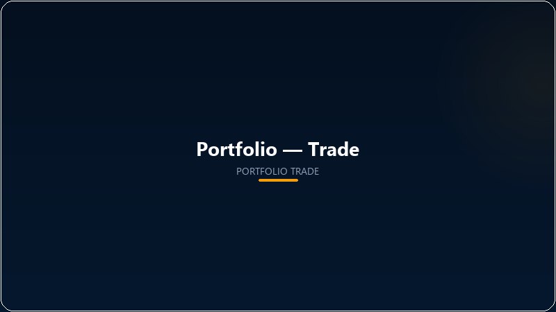 Trade — warehouse distribution and commodities